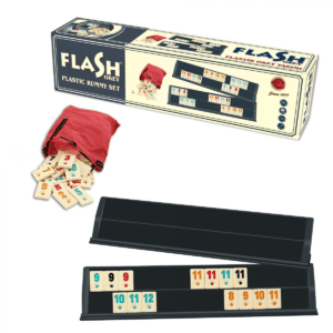 Plastic Rummy Game | Travel Flash Plastic Rummy / Okey Set - JackaroKW